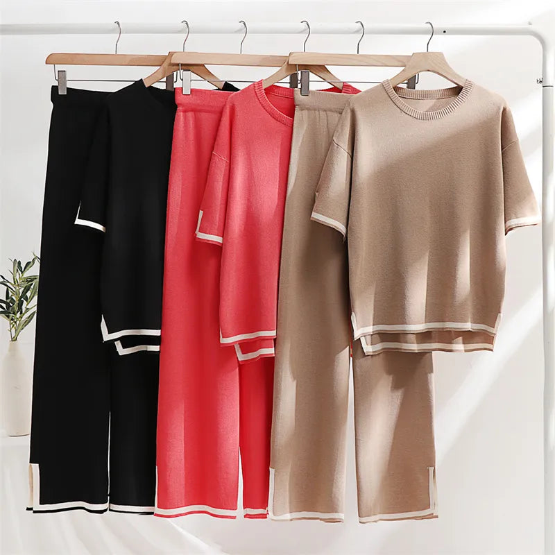 Merche Farbe Half Sleeve Set ideal für den Sommer Stil