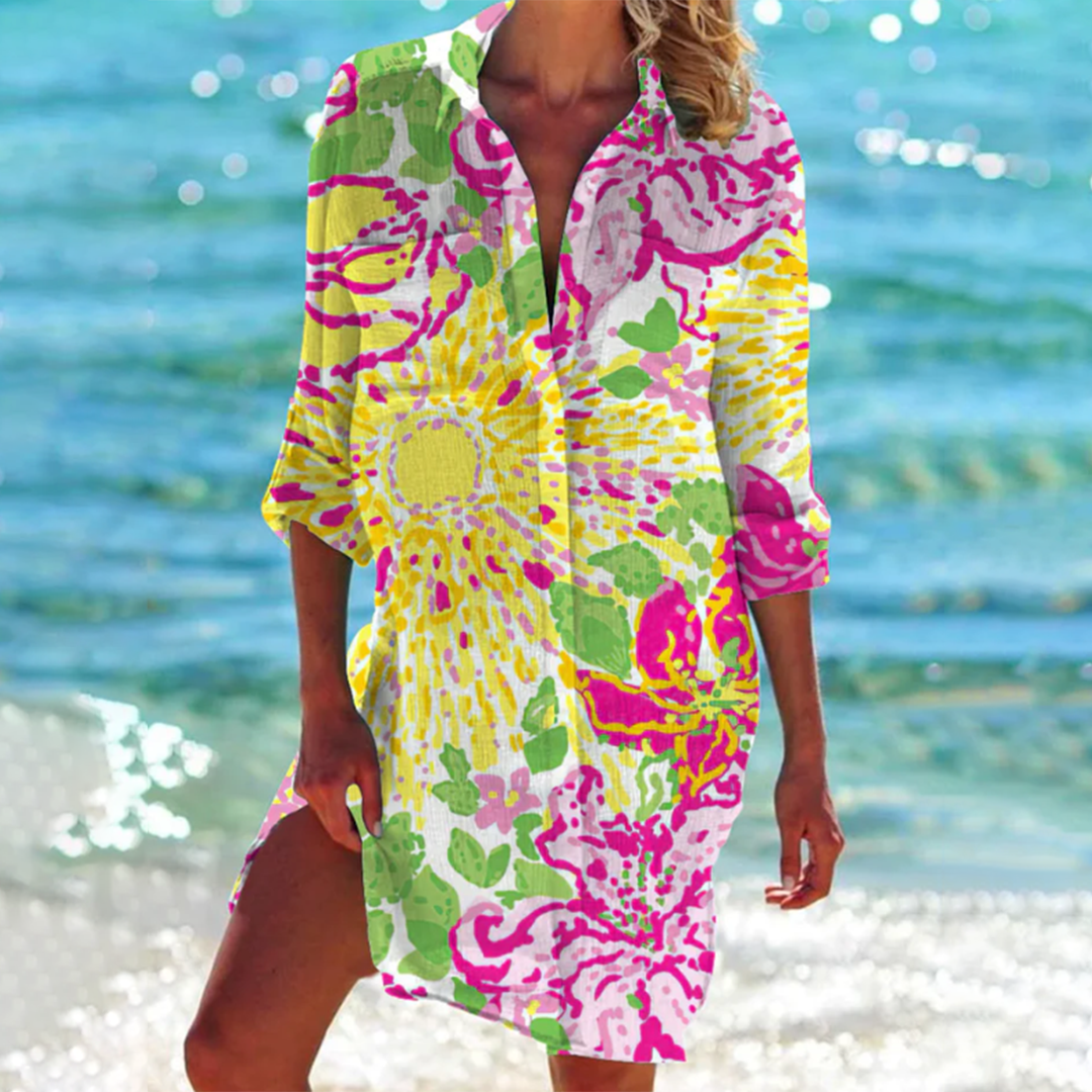 Klassisches Sommer Damen Kleid