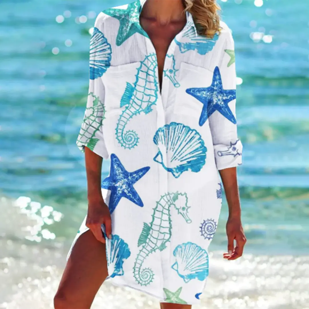 Ein Kleid mit traditionellem Saum