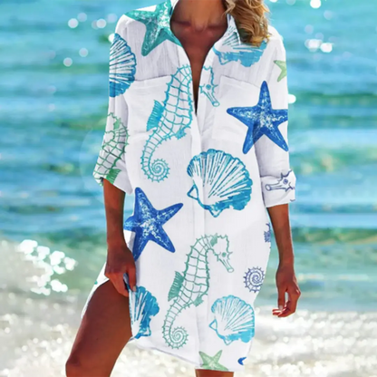 Ein Kleid mit traditionellem Saum