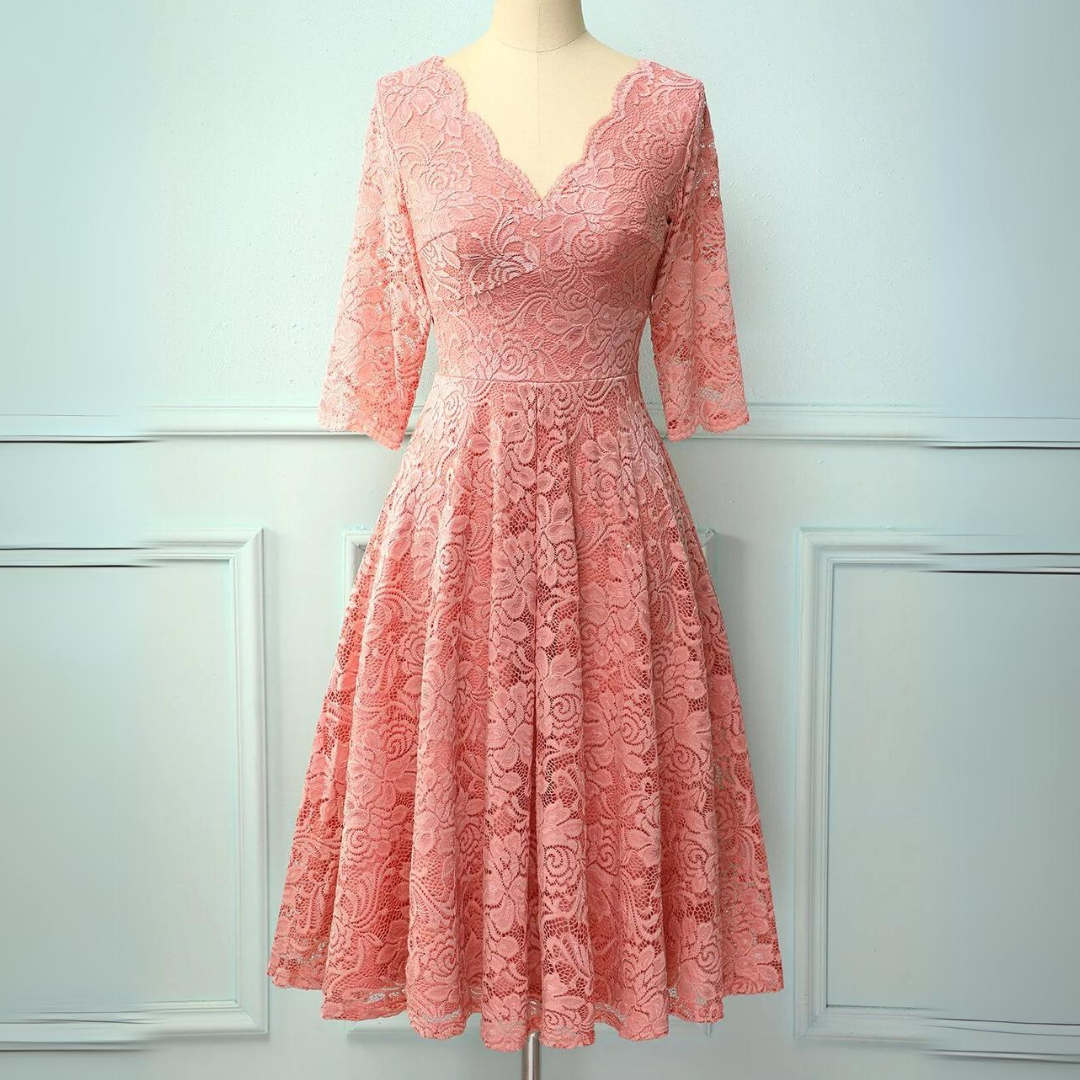 Formelle Kleid mit 3/4 langen Ärmeln
