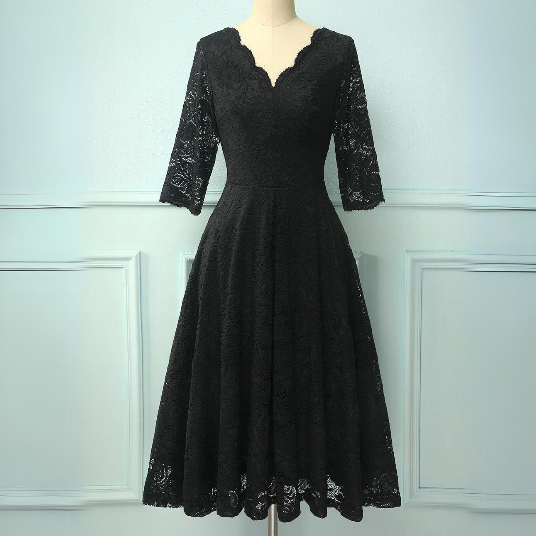 Formelle Kleid mit 3/4 langen Ärmeln