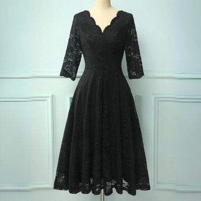 Formelle Kleid mit 3/4 langen Ärmeln