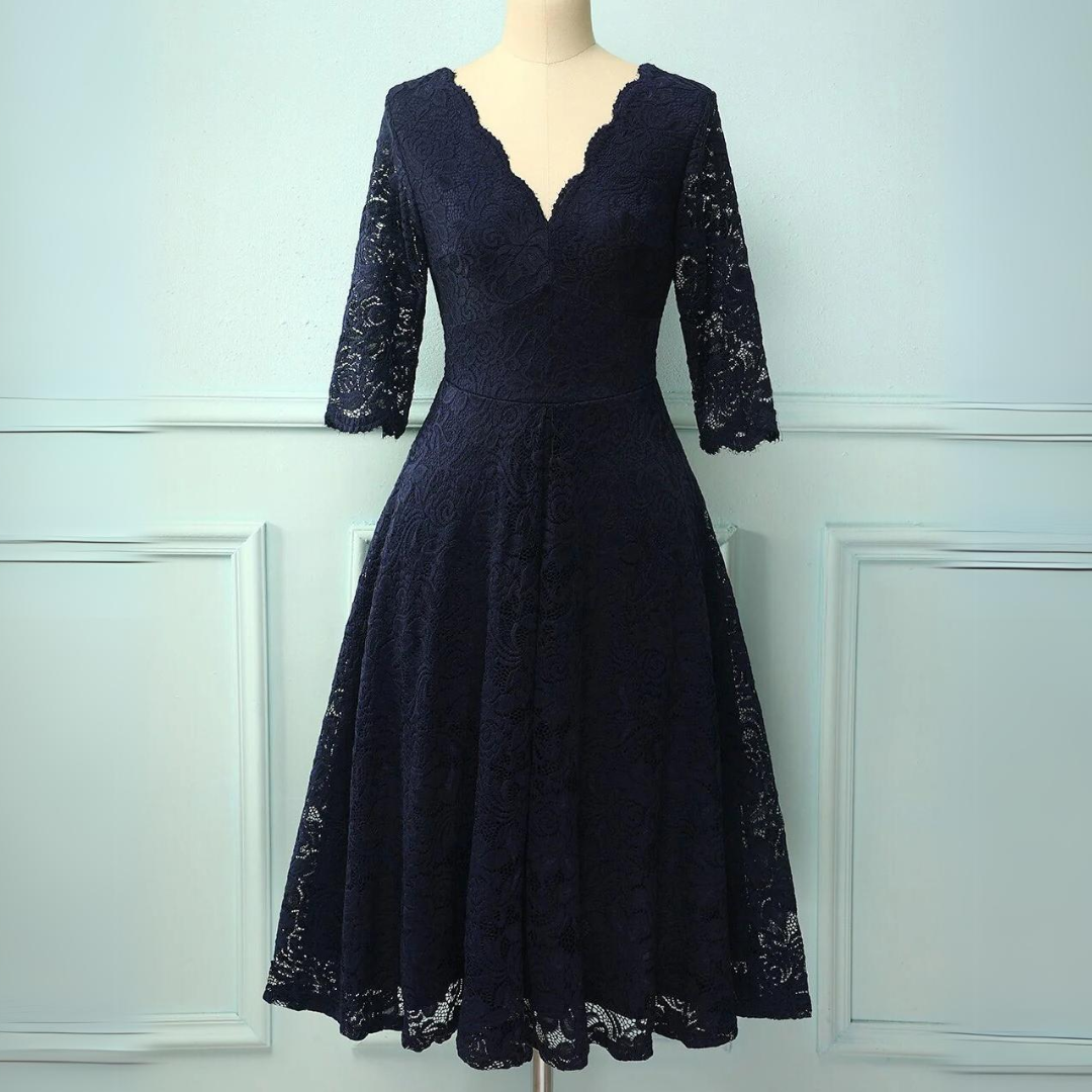 Formelle Kleid mit 3/4 langen Ärmeln