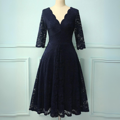 Formelle Kleid mit 3/4 langen Ärmeln