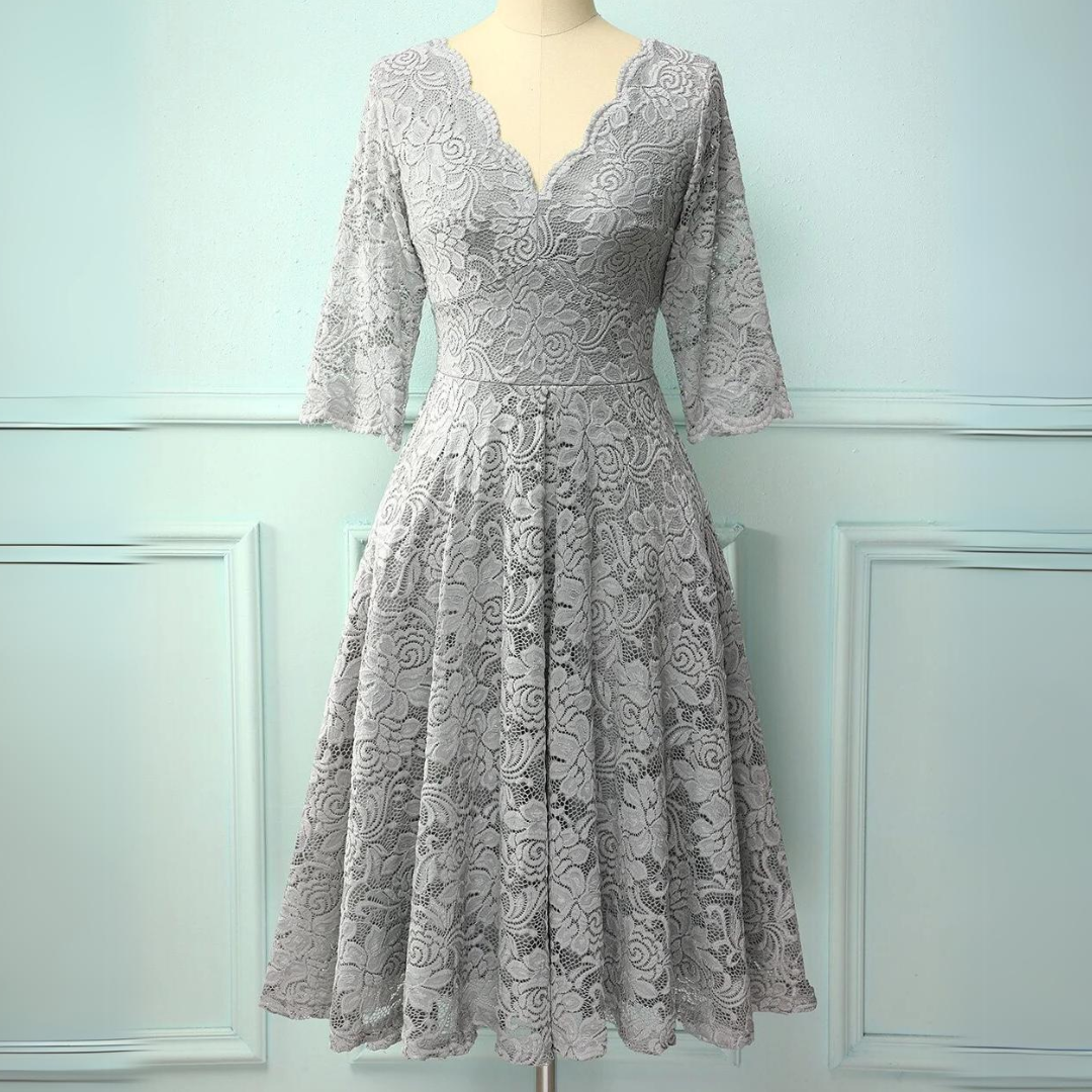 Formelle Kleid mit 3/4 langen Ärmeln