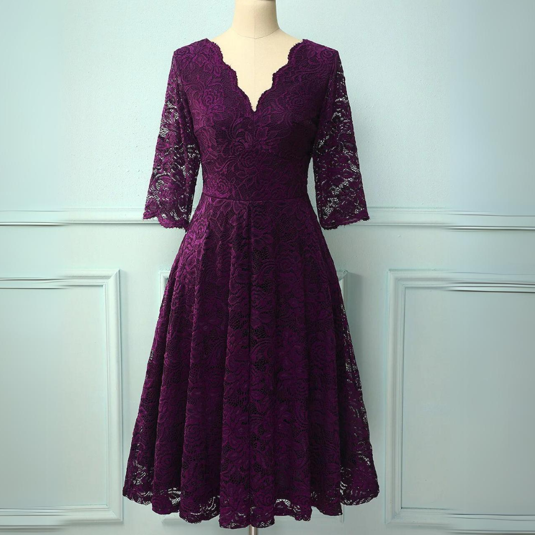 Formelle Kleid mit 3/4 langen Ärmeln
