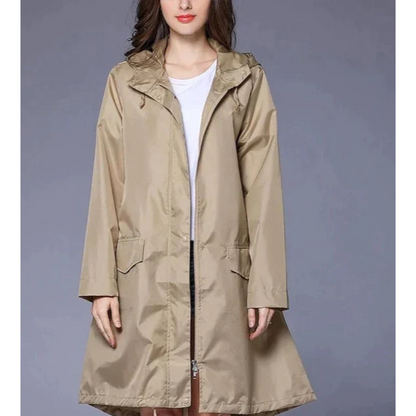 WW | Wasserabweisende Regenjacke für Damen mit Kapuze