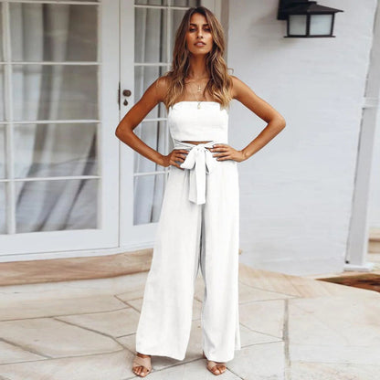 Merche Tube Jumpsuit mit fester Farbe ideal für den Sommer