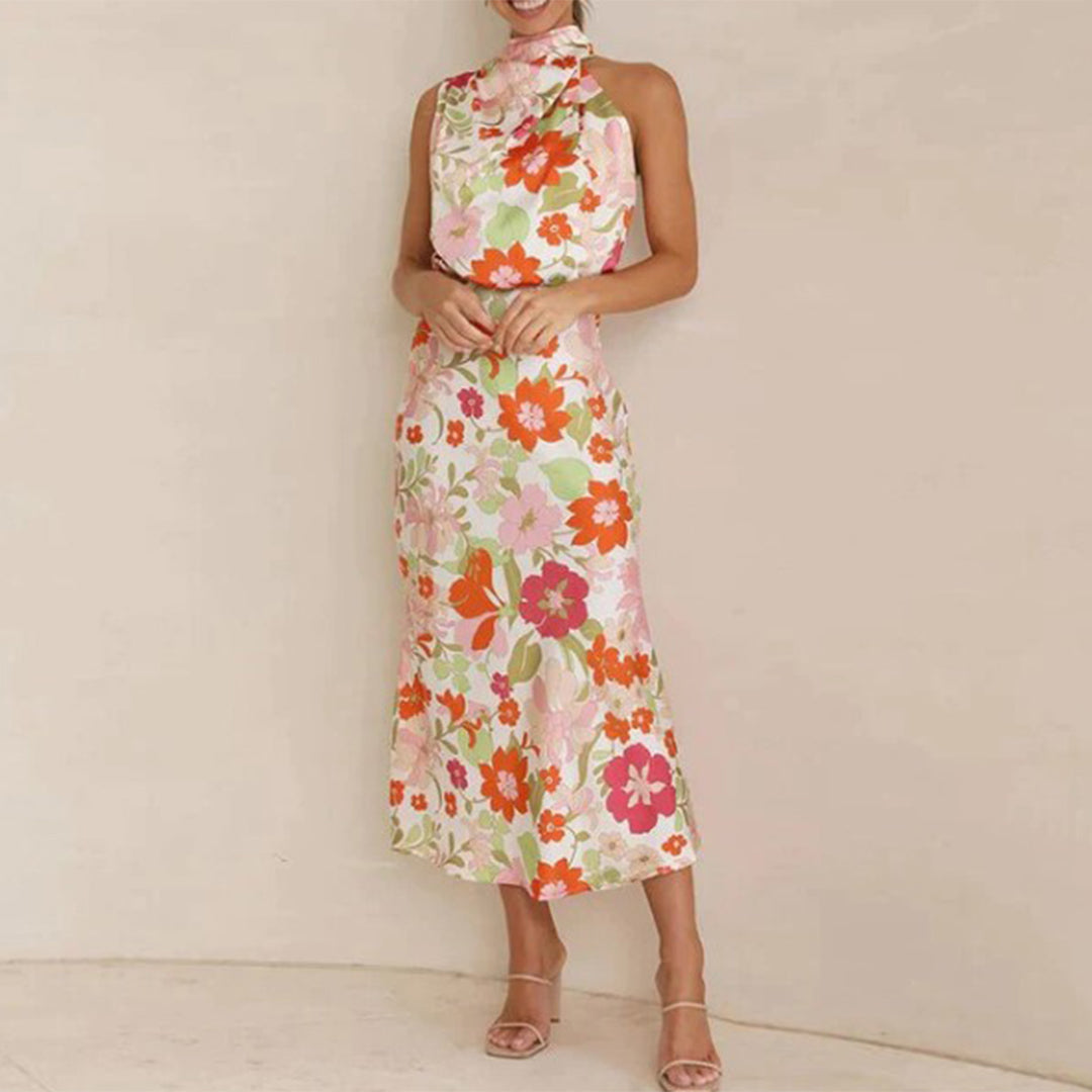 Stilvolles Geblümtes Kleid