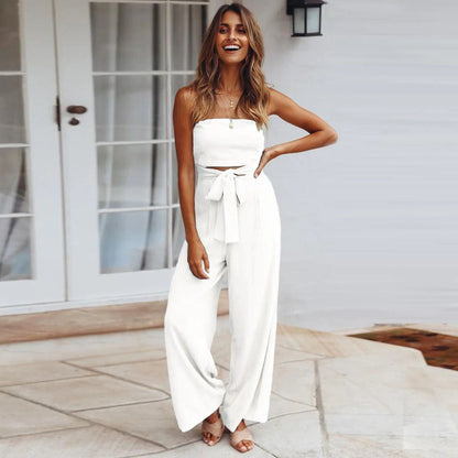 Merche Tube Jumpsuit mit fester Farbe ideal für den Sommer