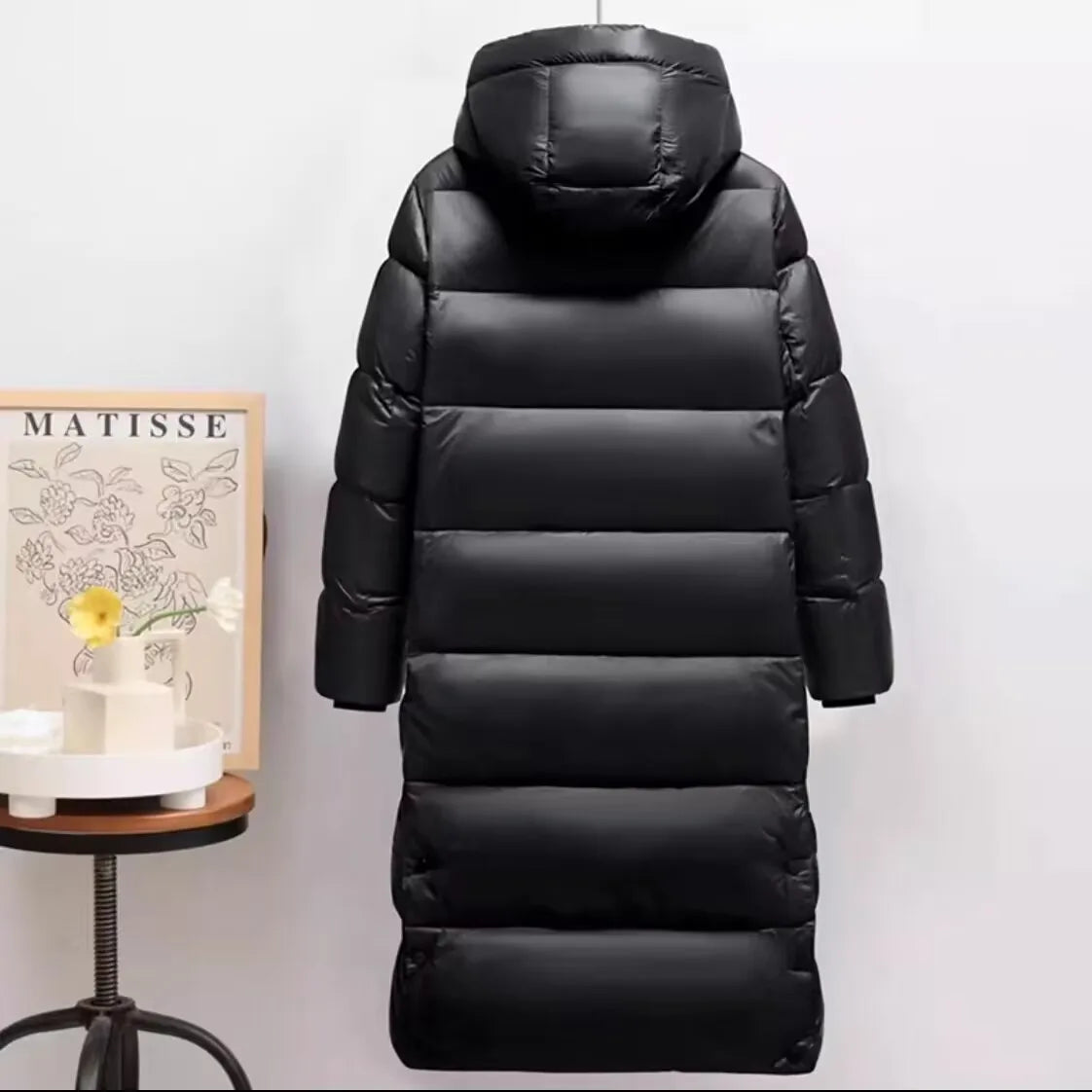 Damen Winterparka mit Kapuze und wasserdichtem Material