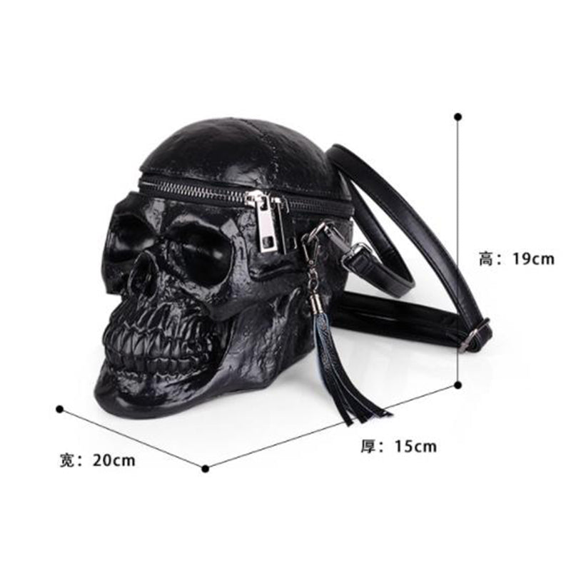 Grave Digger™ Black Skull Handbag