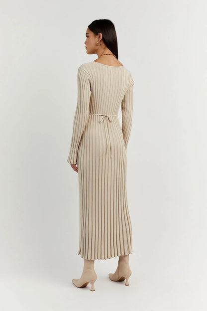 Midikleid mit langen Ärmeln