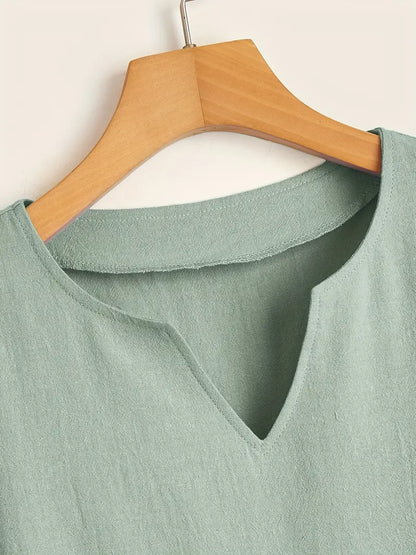 – lässiges kleid mit 3/4-armeln