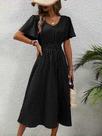 – ganz lässiges kurzarmkleid