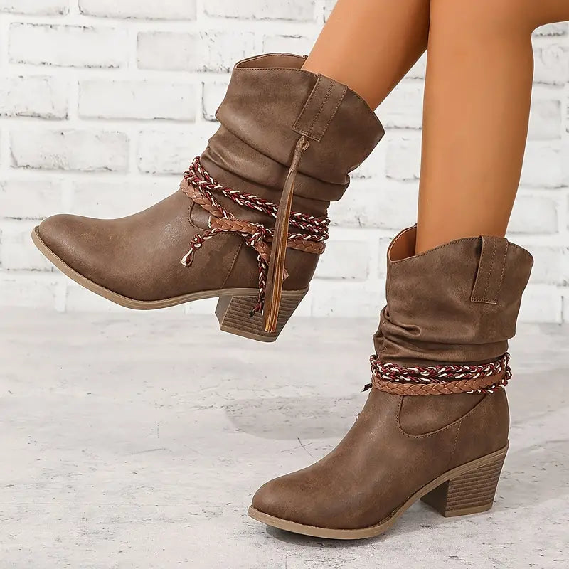 WW | Western Cowboy Stiefel Für Damen