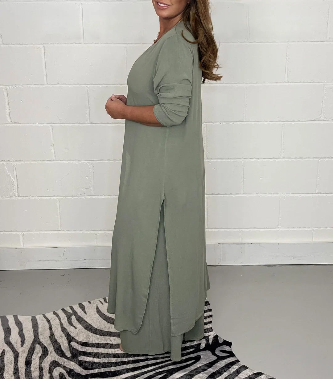 WW | 2 Teiliges Satz Mit Langer Bluse Und Passenden Hosen