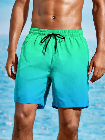 Carter - Strandshorts mit Farbverlauf