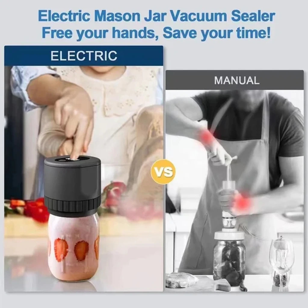 Jarsealr™ - Elektrischer Vakuum-Versiegeler für Einmachgläser