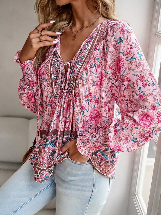 WW | Elegantes Sommer Blumenoberteil Für Damen