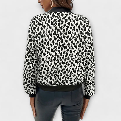 WW | Zipjacke Mit Leopardenmuster