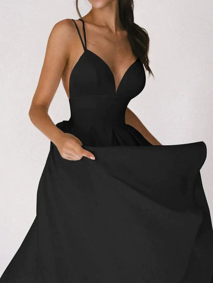Elegantes Damenkleid mit V-Ausschnitt