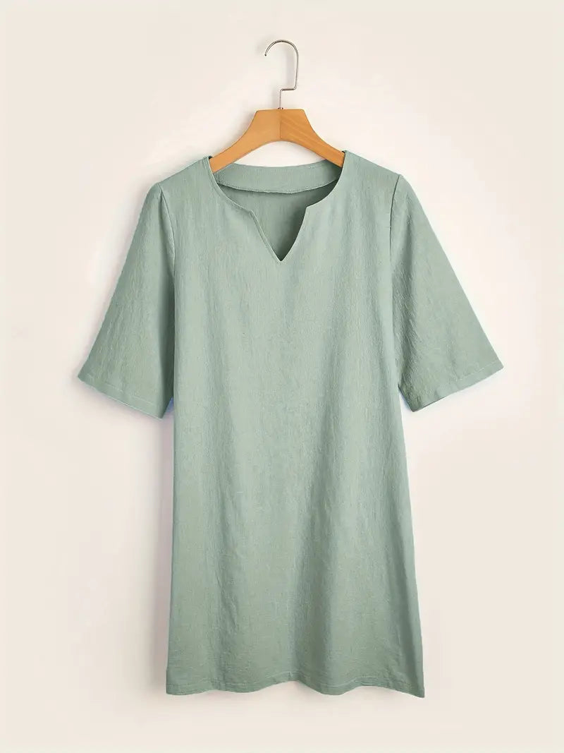 – lässiges kleid mit 3/4-armeln