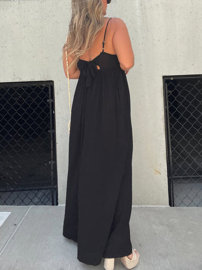 Merche schlichter Jumpsuit mit einfarbigem Stil