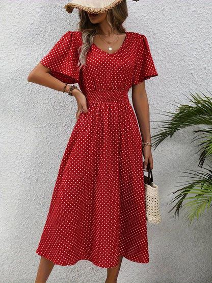 – ganz lässiges kurzarmkleid