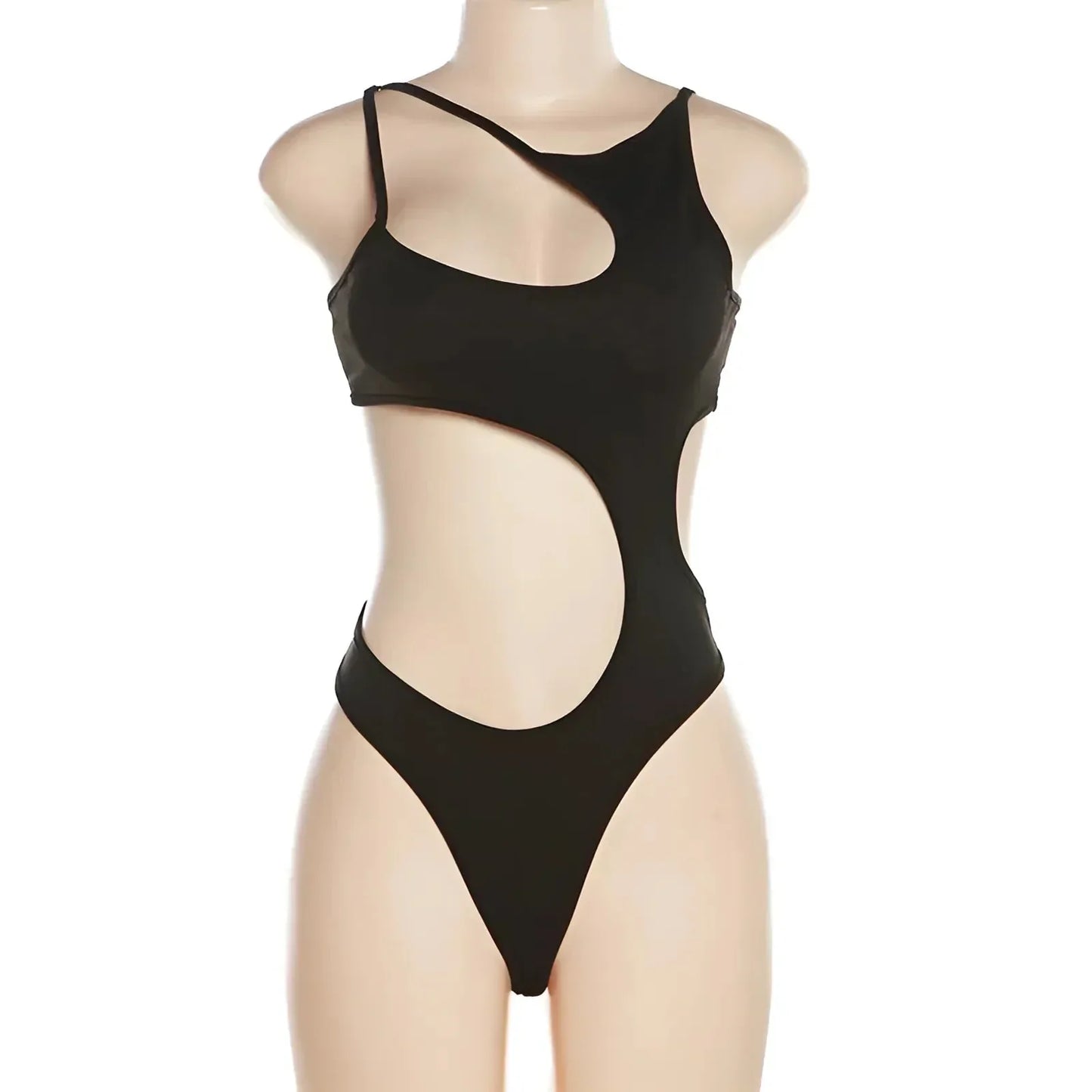 Asymmetrischer Cut-Out Bodysuit