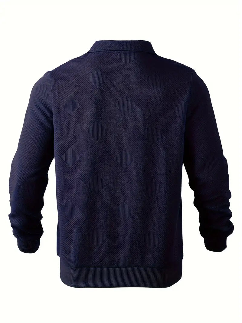 WW | Weinlese Pullover Mit Reißverschluss