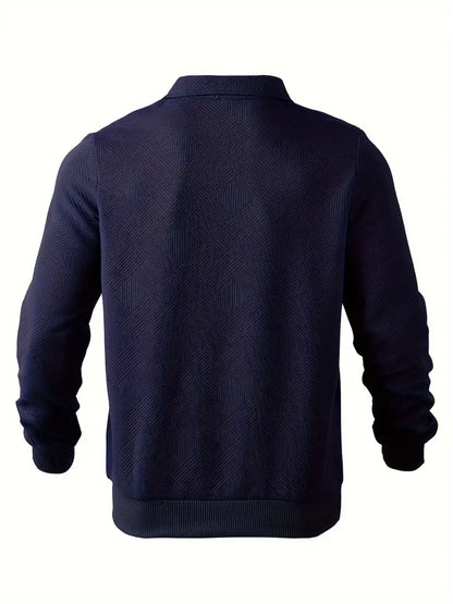 WW | Weinlese Pullover Mit Reißverschluss