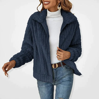WW | ️plüsch Strickjacke