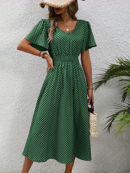 – ganz lässiges kurzarmkleid
