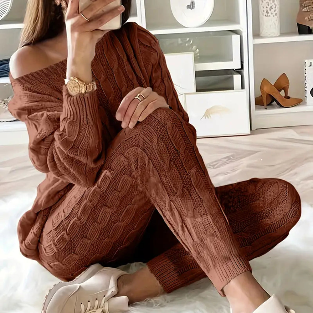 WW | Strickpullover Und Hosen Satz