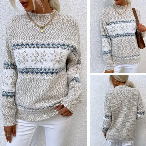 WW | Zeitlos Rund Nacken Weich Pullover