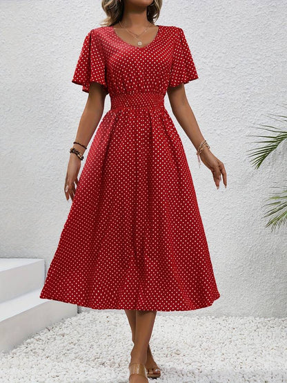 – ganz lässiges kurzarmkleid