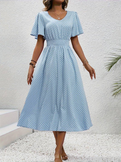– ganz lässiges kurzarmkleid