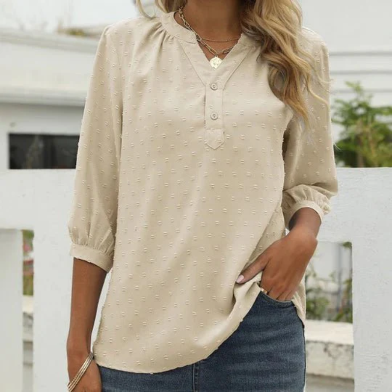 WW | Damen Langarm Oberteile Elegant Top
