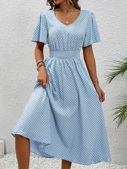 – ganz lässiges kurzarmkleid