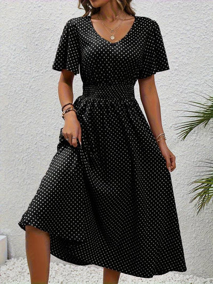 – ganz lässiges kurzarmkleid