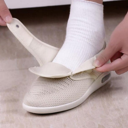 Nanccy Plus Größe Weit Diabetiker für geschwollene Füße Breite Schuhe
