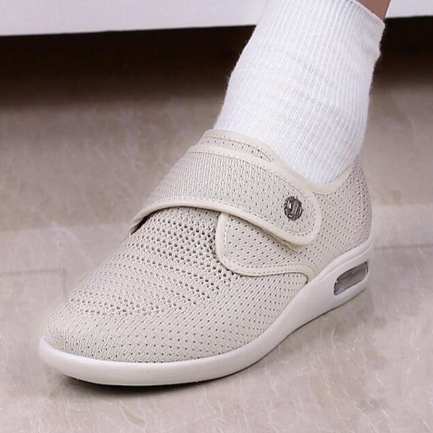 Nanccy Plus Größe Weit Diabetiker für geschwollene Füße Breite Schuhe