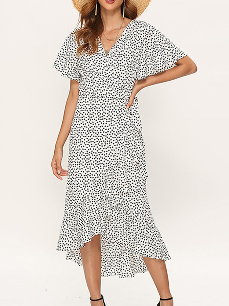 Florales Boho Kleid Robe