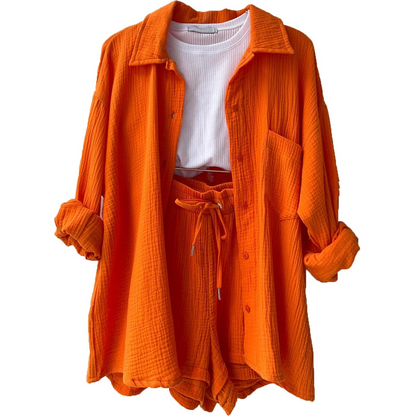 Merche einfarbiges Sommerset für einen vielseitigen Look