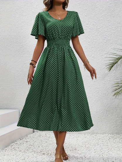 – ganz lässiges kurzarmkleid