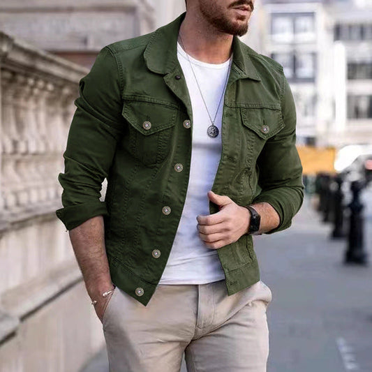 WW | Zeitlose Klassische Herren Jeansjacke Strapazierfähig Und Stilvoll