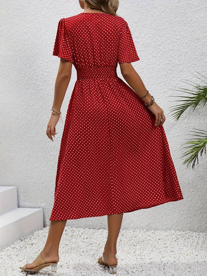 – ganz lässiges kurzarmkleid