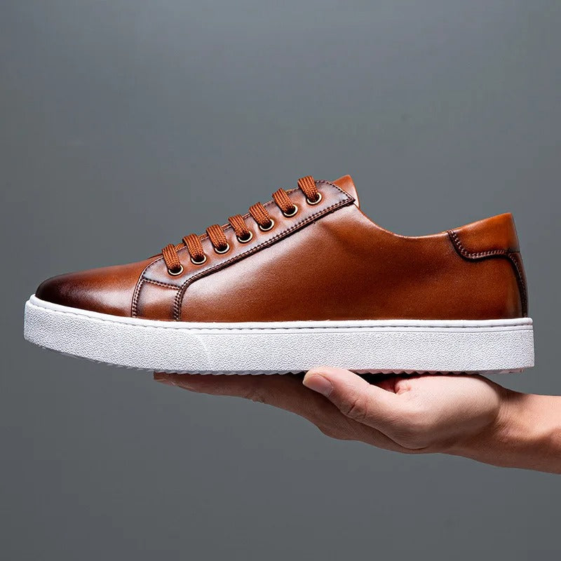 Edler Leder-Sneaker